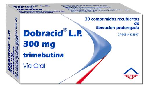 DOBRACID L.P TRIMEBUTINA 300 MG X 10 COMP REC