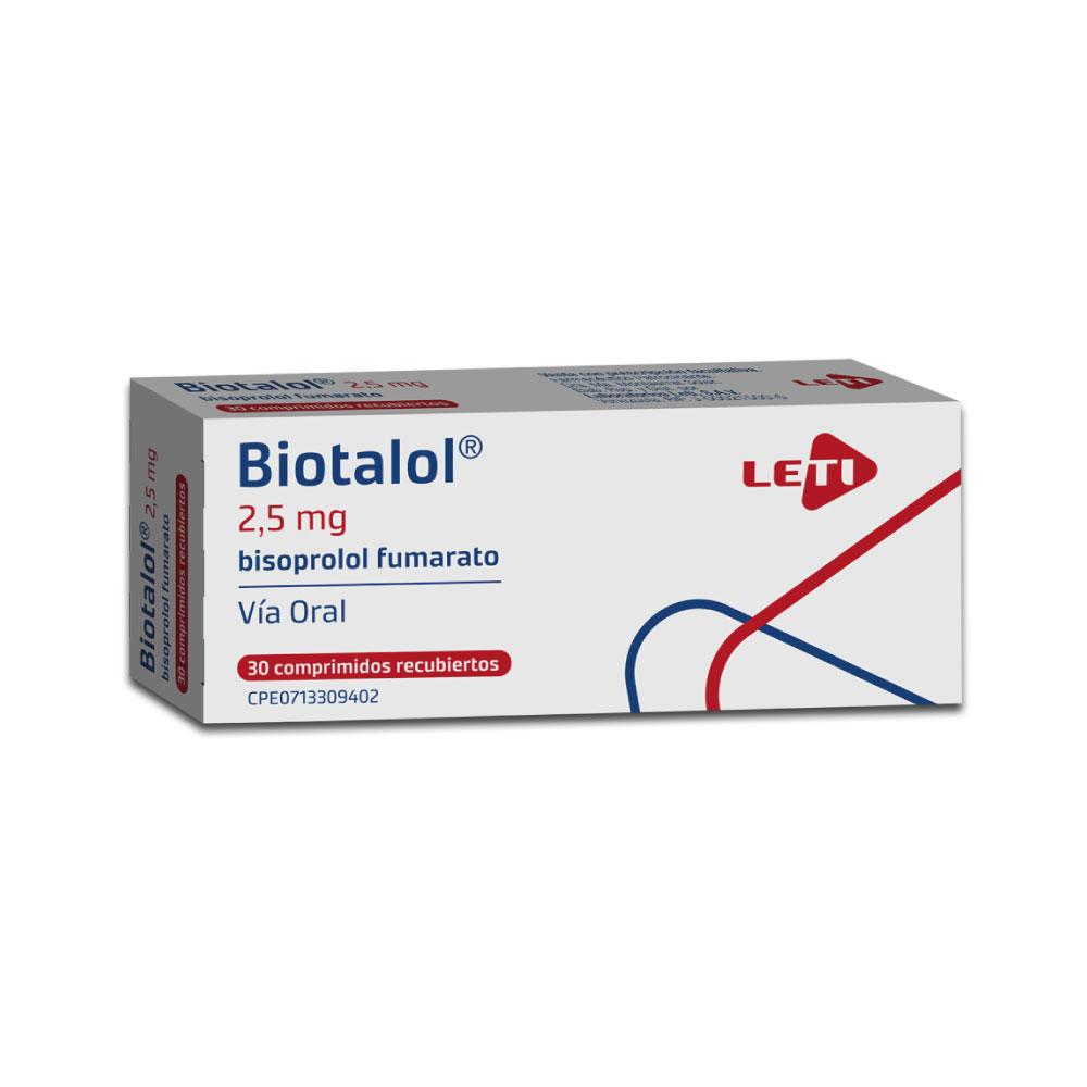 BIOTALOL BISOPROLOL 2.5 MG X 30 TAB (CORENTEL)