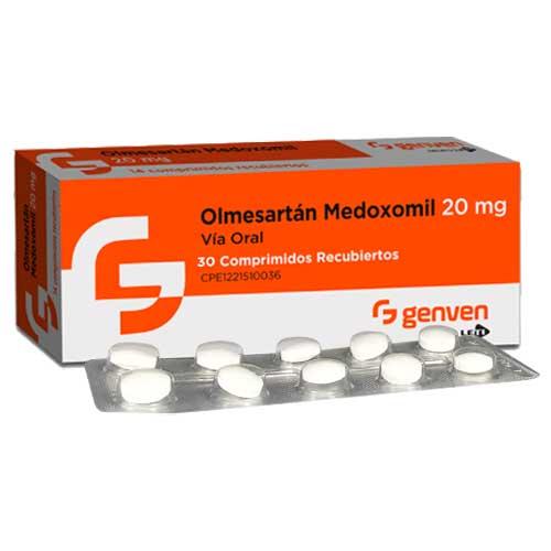 OLMESARTAN MEDOXOMIL 20 MG X 30 COMP REC