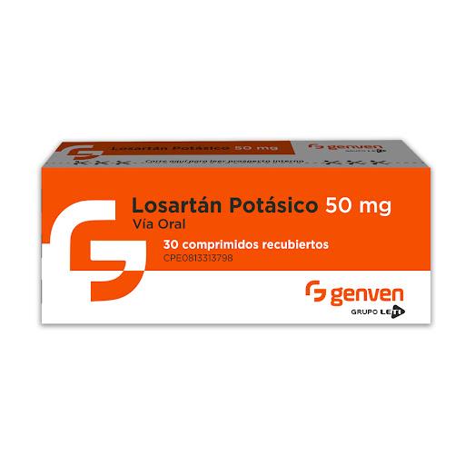 LOSARTAN POTASICO 50 MG X 30 COMP REC