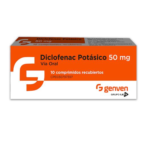 DICLOFENAC POTASICO 50MG X 10 COMP