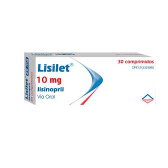 LISILET LISINOPRIL 10 MG X 30 COMPRD 