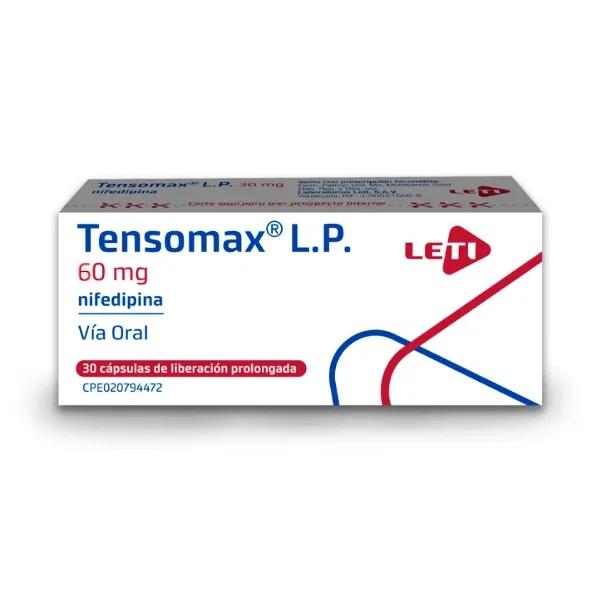 TENSOMAX NIFEDIPINA 60MG X 30 CAPS L.P.  (ADALAT/ NIFELAN/ TENSOPIN)