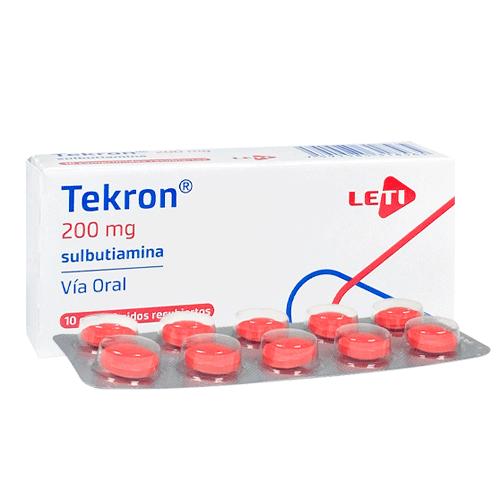 TEKRON SULBUTIAMINA 200 MG 10 COMPRD (ARCALION)