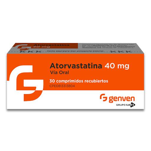 ATORVASTATINA 40 MG X 30 COMP REC