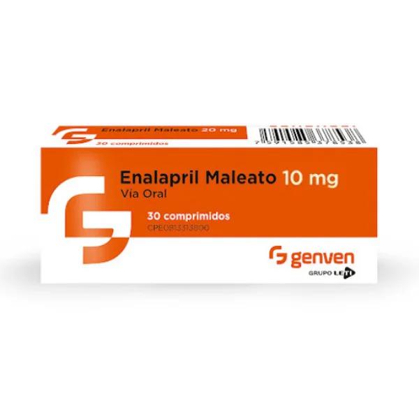 ENALAPRIL MALEATO 10MG X 30 COMP