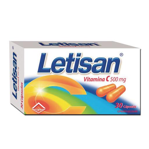 LETISAN VITAMINA C 500MG X 30 CAPS