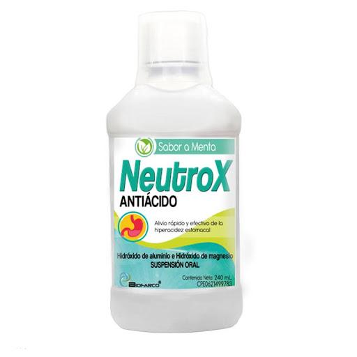 NEUTROX ANTIACIDO HIDROXIDO ALUMINIO/MAGNESIO S/MENTA SOL ORAL X 240 ML