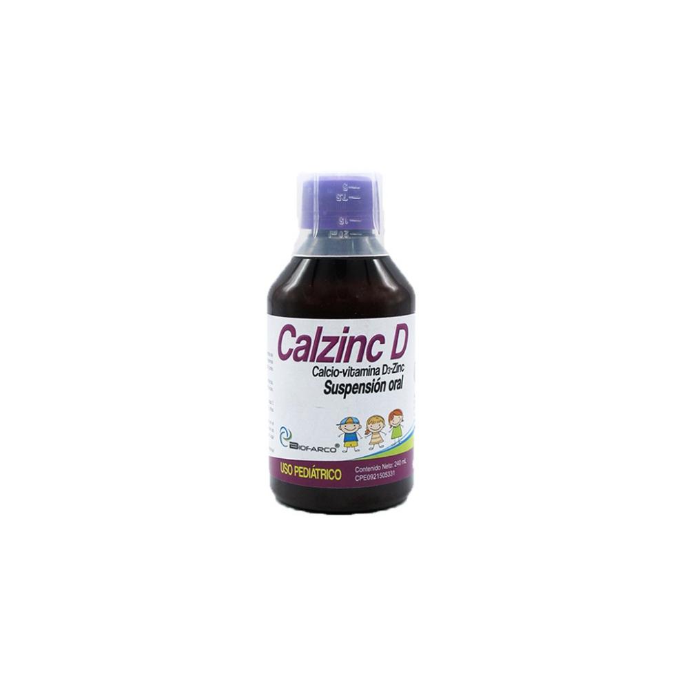 CALZINC-D CALCIO VITAMINA D3  ZINC SUSP ORAL PED 240 ML KIDCAL/EKICAL