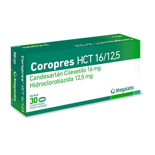 COROPRES HCT (CANDESARTAN/HIDRO) 16/12.5MG X 10 COMP (BLOCAX CANDER)