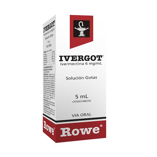 IVERGOT IVERMECTINA 6 MG/ML SOL ORAL X 5 ML QUANOX