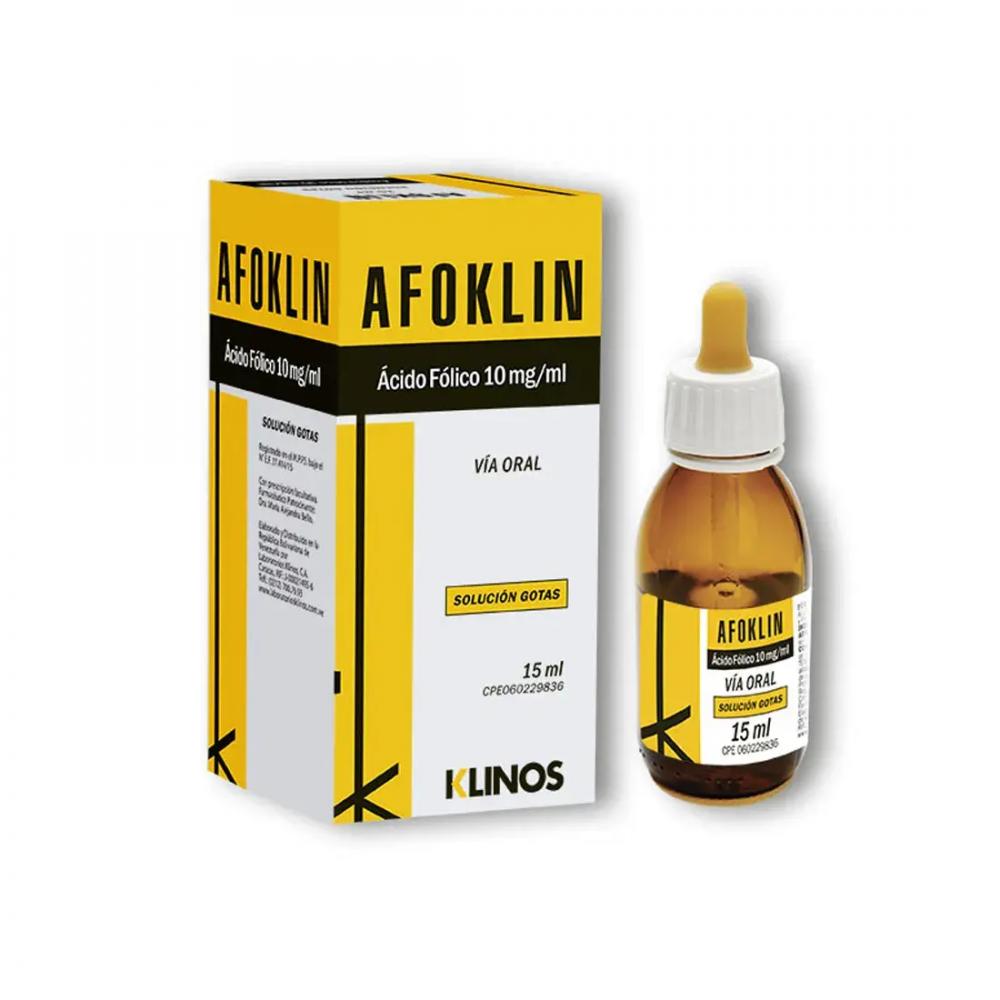 AFOKLIN ACIDO FOLICO 10 MG/ML X 15 ML SOL GOTAS (NONAFOL)