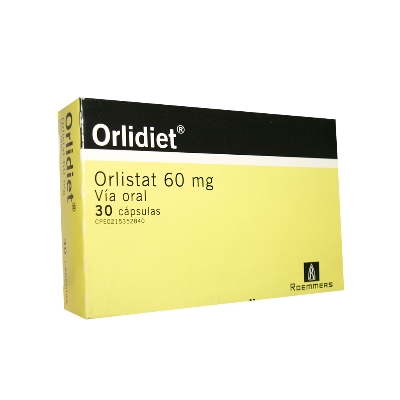 ORLIDIET ORLISTAT 60 MG X 30 CAP