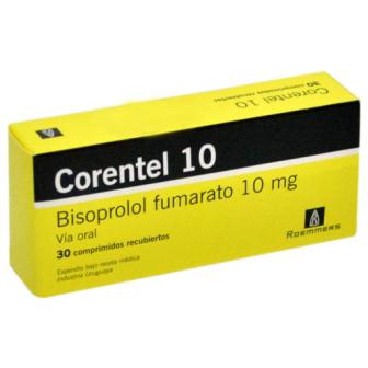 CORENTEL BISOPROLOL FUMARATO 10MG X 30COMP (BIOTALOL/ BIPROLIL)