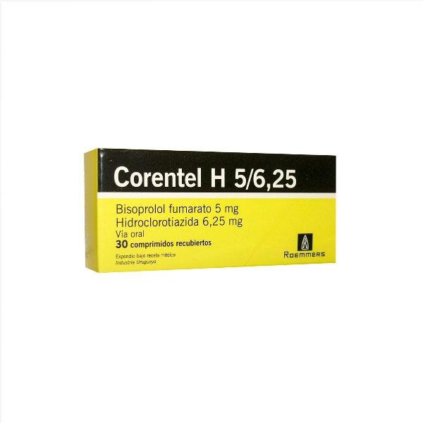 CORENTEL (BISOPROLOL) H 5MG- 6.25MG X 30 TAB