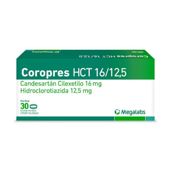 COROPRES HCT CANDESARTAN 16 MG-12.5MG X 30 TAB