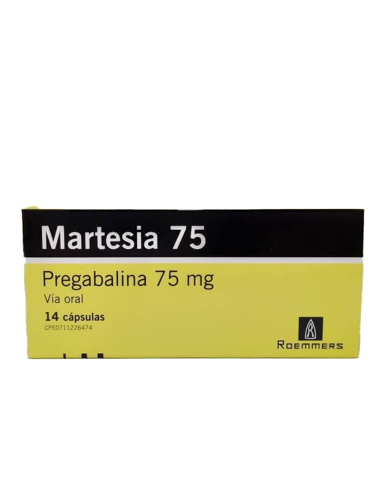 MARTESIA PREGABALINA 75 MG X 14 CAPS