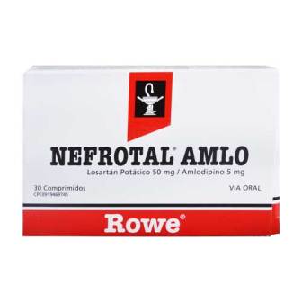 NEFROTAL AMLO LOSARTAN P 50 MG/5 MG X 30 COMP (ARANDA)