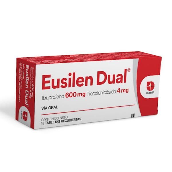 EUSILEN DUAL (IBUPROFENO 600MG, TIOCOLCHICOSIDO 4MG) 10 TAB COFASA