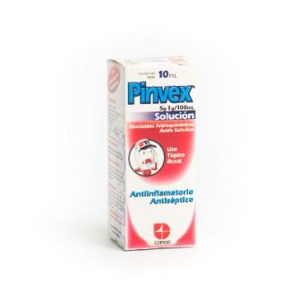 PINVEX SOLUCION 5G-1G/100 ML TOPICO BUCAL