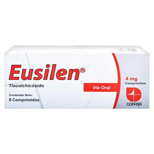 EUSILEN TIOCOLCHICOSIDO 4 MG X 8 COMPRD 