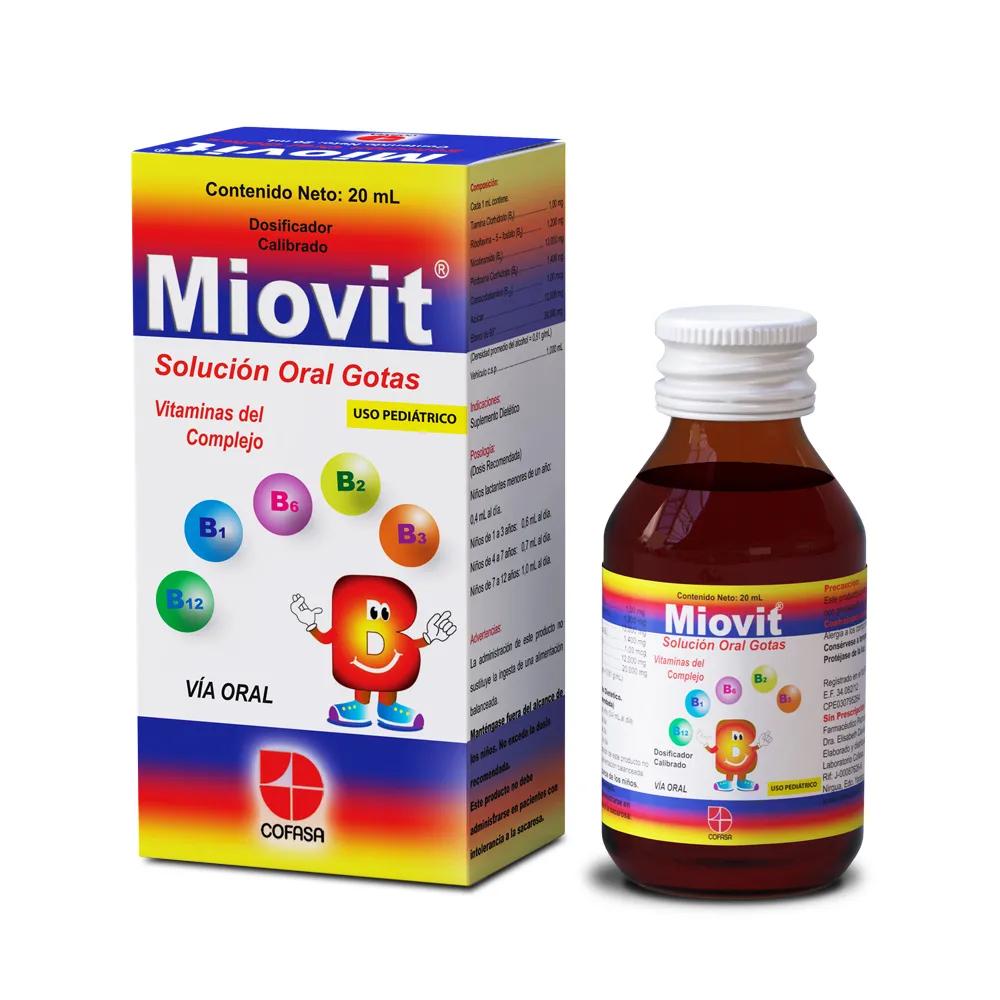 MIOVIT COMPLEJO B GTA SOL ORAL PED 20 ML