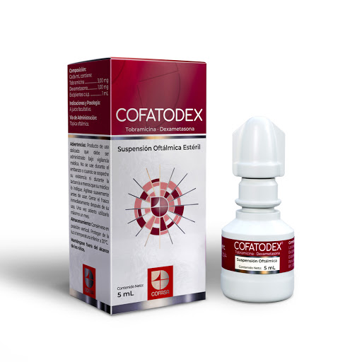 COFATODEX TOBRAM 0.3% DEXAM 0.1% GOTAS OFTALMICA 5ML (TODEX)