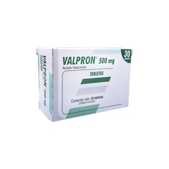 VALPRON ACIDO VALPROICO 500 MG X 30 TAB