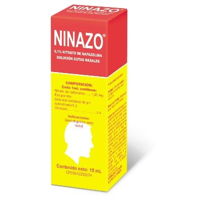 NINAZO NAFAZOLINA 0.1% 15 ML SOL NASAL (CLARASOL/ FANASAL/ NAS)