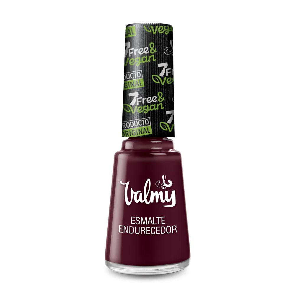 VALMY ESMALTE ENDURECEDOR COLOR VINO TINTO 96 PARA UÑAS