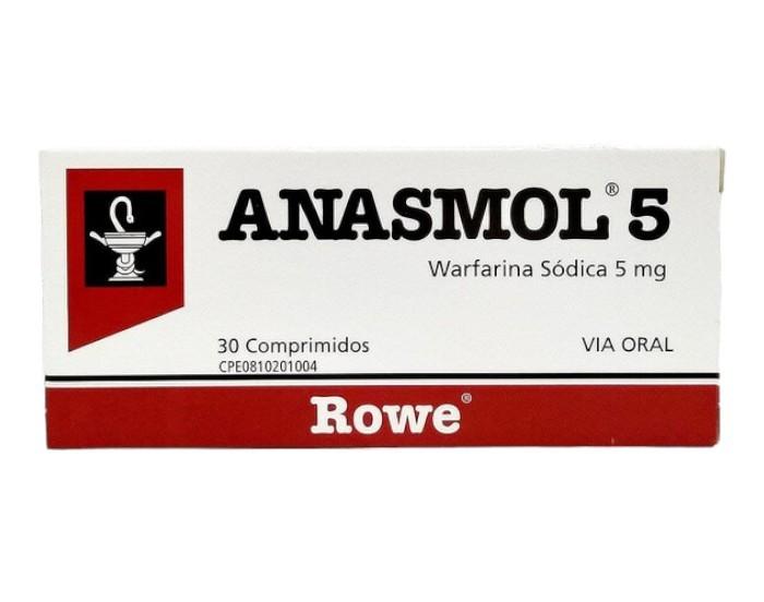 ANASMOL WARFARINA SODICA 5 MG X 10 COMP