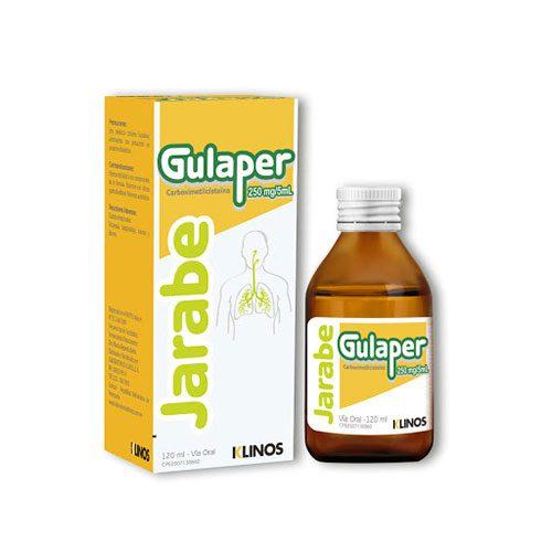 GULAPER CARBOXIMETILCISTEINA 250MG/5ML JBE AD X 120 ML (BROXOFLEM/ LOGANIL/ MUCOFAR)