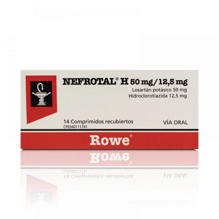 NEFROTAL H LOSARTAN-HIDROCLO 50 MG/12.5 MG X 14 TAB (COVANCE/ HYZAAR/ SORTAL HCT)