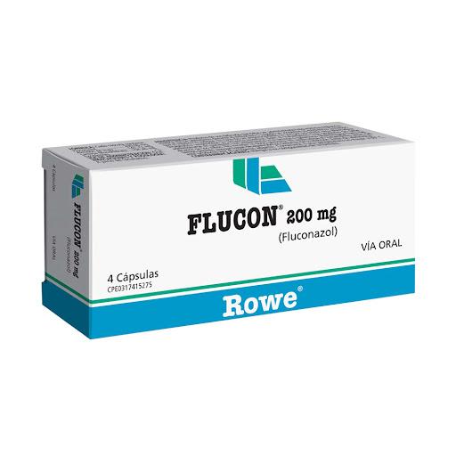 FLUCON FLUCONAZOL 200 MG X 4 CAP (DIFLUCAN/ FLUCON)