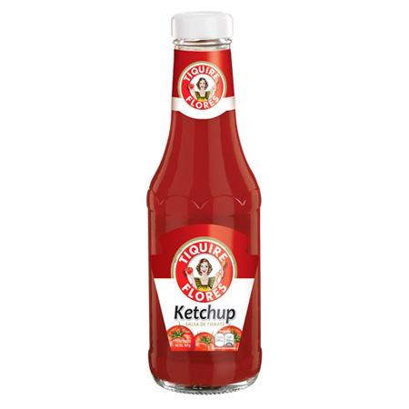 TIQIRE FLORES SALSA DE TOMATE KETCHUP 397 G X 24 