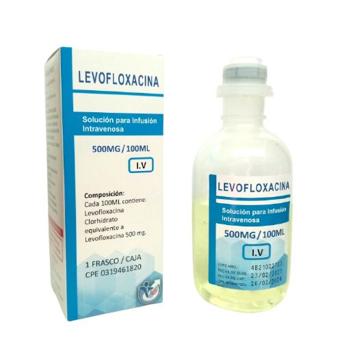 LEVOFLOXACINA 500 MG X 100ML AMP I.V