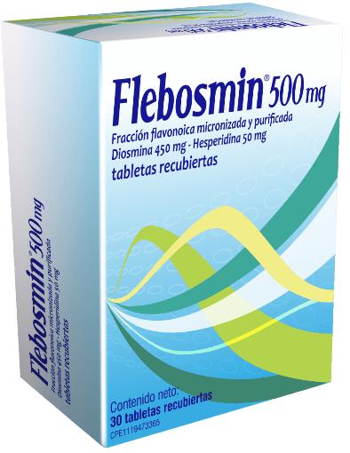 FLEBOSMIN 500MG X 30 TAB (VENAFLON/DIOSMINA/HESPERIDINA/FLAVONID)