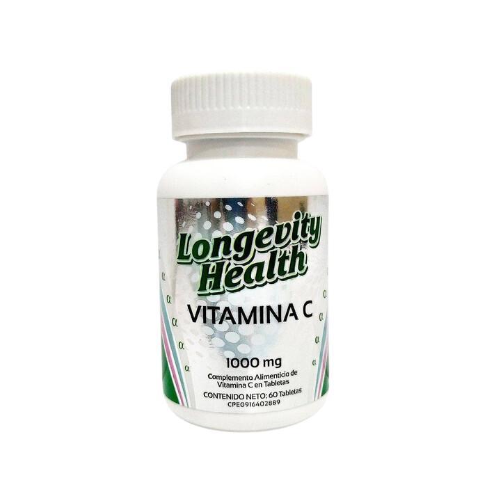 LONGEVITY HEALTH VITAMINA C 1000 MG X 60 TAB 