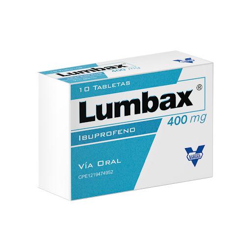 BLIST LUMBAX IBUPROFENO 400 MG X 2 TAB