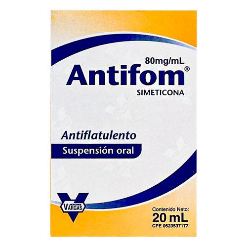 ANTIFOM SIMETICONA 80MG/ML SUSP ORAL GTA X 20ML (AEROFLAT/ EVIGAX/ FLATORIL)