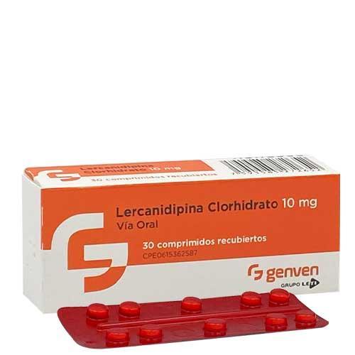 LERCANIDIPINA 10 MG X 30 COM REC GENERICO DE CALIDAD