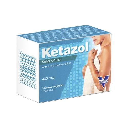 KETAZOL KETOCONAZOL 400MG X 3 OVULOS VAG 