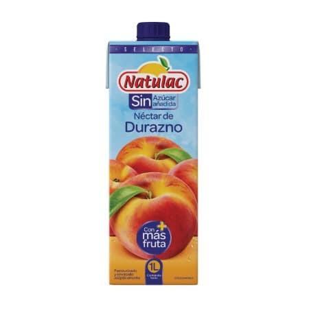 NATULAC NECTAR DE DURAZNO SIN AZUCAR 1L 
