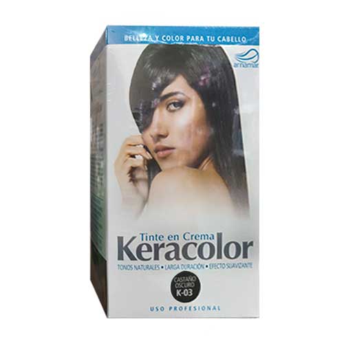 KERACOLOR TINTE CASTAÑO OSCURO K-03