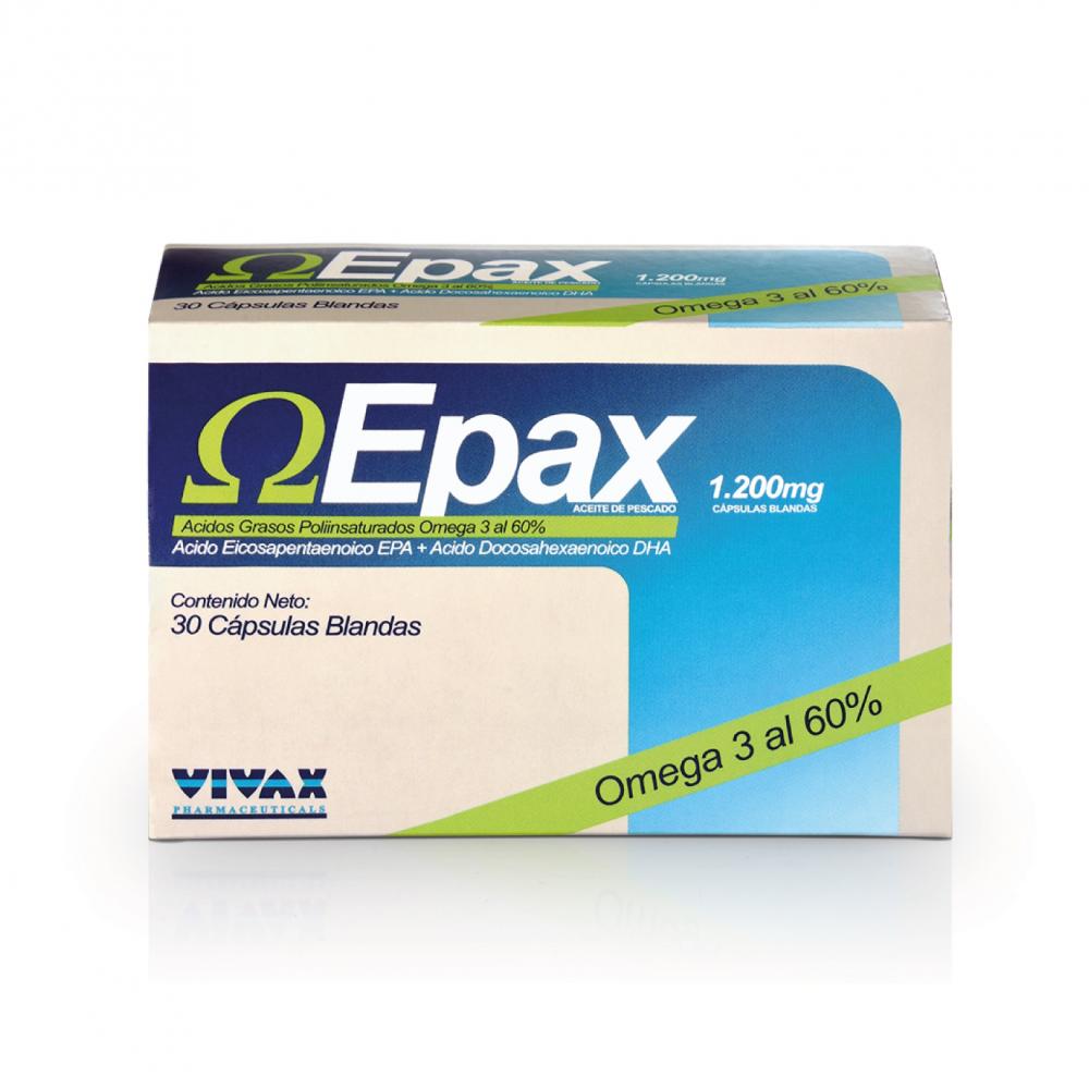 BLIST EPAX OMEGA 3 1200 MG X 10 CAP BLAN