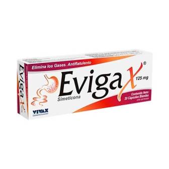 EVIGAX SIMETICONA 125 MG X 20 CAP BLANDAS