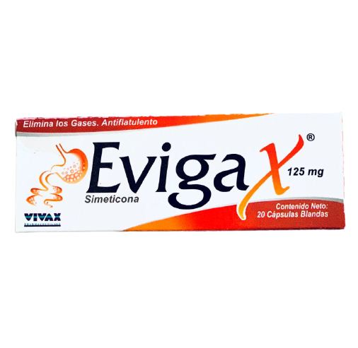 EVIGAX SIMETICONA 125 MG X 10 CAPS BLANDAS (AEROFLAT/ FLATORIL)