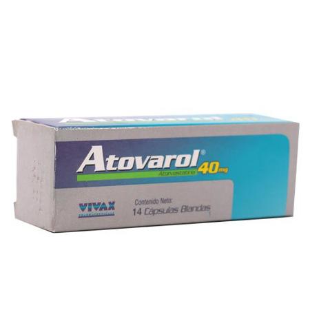 ATOVAROL ATORVASTATINA 40 MG X 14 TAB