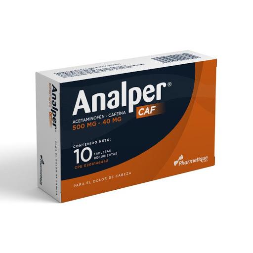 ANALPER CAF ACETAMINOFEN-CAFEINA 500 MG-40 MG X 10 TAB 