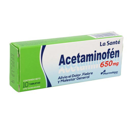 ACETAMINOFEN 650MG X 10 TAB 